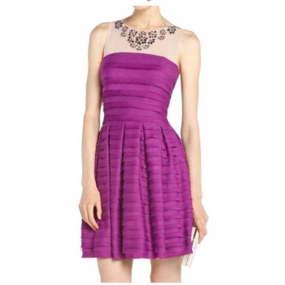 BCBGMaxAzria magenta ‘Marina’ cocktail dress